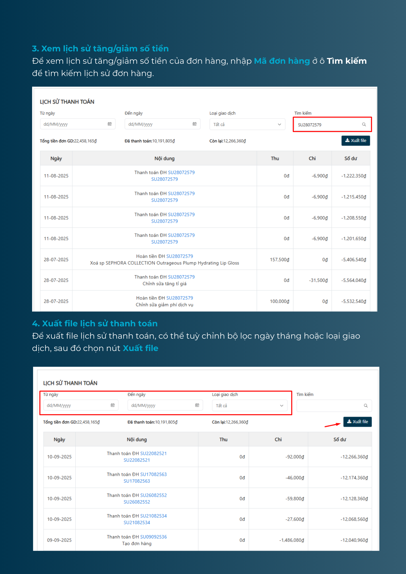 Hướng dẫn mua hàng